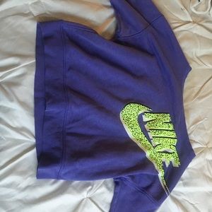 Nike off the shoulder sweatshirt